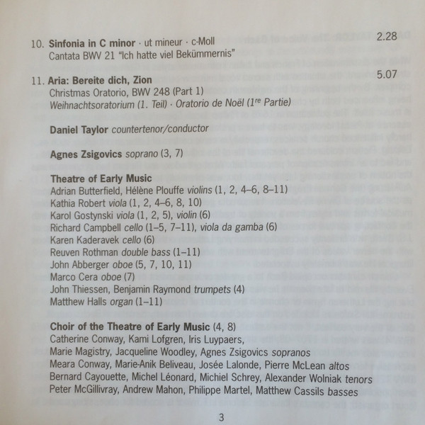 Daniel Taylor (3), Choir Of The Theatre Of Early Music And Theatre Of Early Music-4