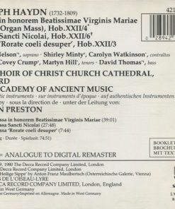 Joseph Haydn, The Choir Of Christ Church Cathedral, Oxford*, The Academy Of Ancient Music, Simon Preston-1
