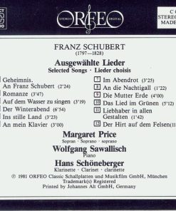 Franz Schubert / Margaret Price, Wolfgang Sawallisch, Hans Schöneberger-1