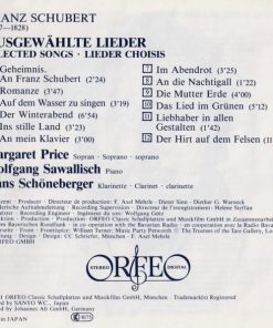 Franz Schubert / Margaret Price, Wolfgang Sawallisch, Hans Schöneberger-4