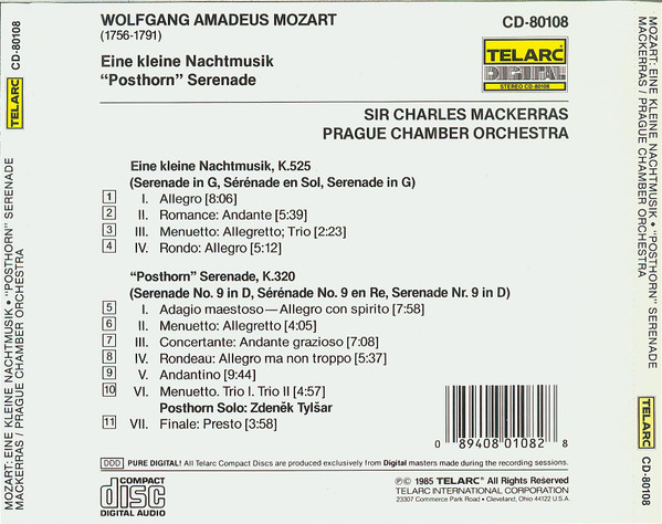 Wolfgang Amadeus Mozart - Sir Charles Mackerras, Prague Chamber Orchestra-1