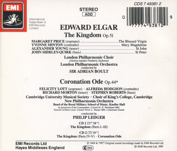 Elgar* - Sir Adrian Boult, Philip Ledger-1