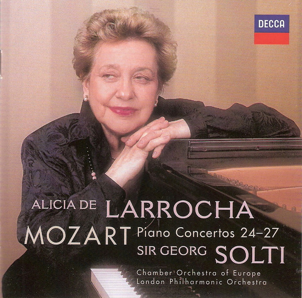 Mozart*, Alicia De Larrocha, Sir Georg Solti*, Chamber Orchestra Of Europe*, London Philharmonic Orchestra-0