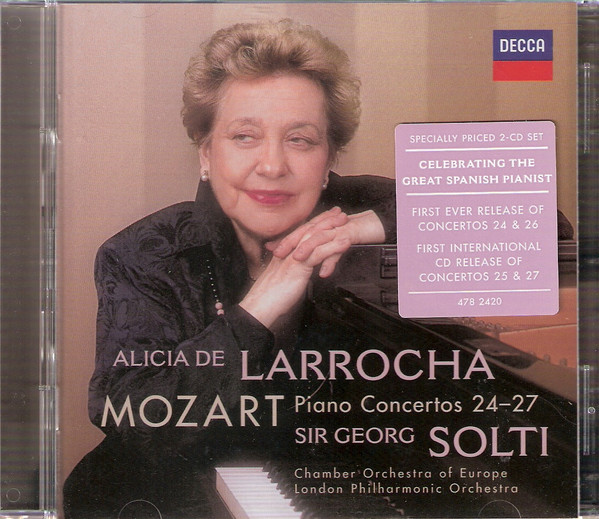 Mozart*, Alicia De Larrocha, Sir Georg Solti*, Chamber Orchestra Of Europe*, London Philharmonic Orchestra-1