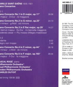 Camille Saint-Saëns, Pascal Rogé, Charles Dutoit-1