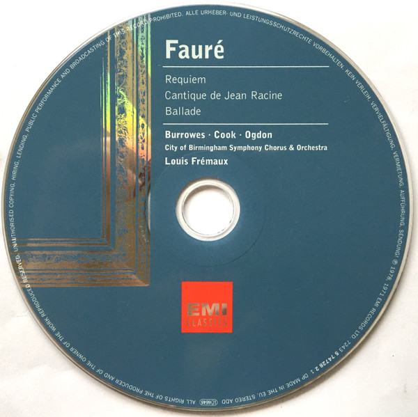 Gabriel Fauré - Norma Burrowes, Brian Rayner Cook, John Ogdon, City Of Birmingham Symphony Orchestra Chorus, City Of Birmingham Symphony Orchestra, Louis Frémaux-2