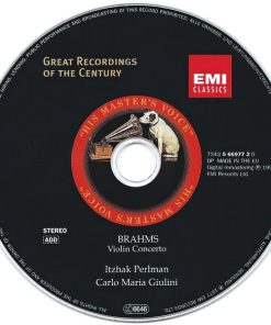 Johannes Brahms : Itzhak Perlman - Chicago Symphony Orchestra - Carlo Maria Giulini-2