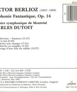 Hector Berlioz, Orchestre Symphonique De Montréal, Charles Dutoit-3