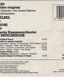 Antonio Vivaldi / Johann Pachelbel / Tomaso Albinoni, Stuttgarter Kammerorchester, Karl Münchinger-1