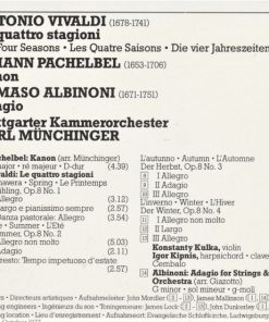 Antonio Vivaldi / Johann Pachelbel / Tomaso Albinoni, Stuttgarter Kammerorchester, Karl Münchinger-3
