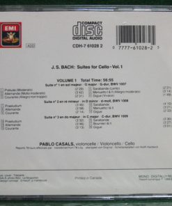 J.S. Bach*, Pablo Casals-1