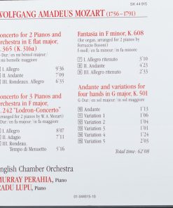 Mozart* / English Chamber Orchestra, Murray Perahia, Radu Lupu-1