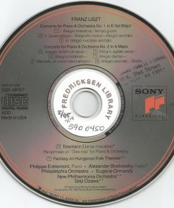 Liszt*, Alexander Brailowsky, Philippe Entremont, Eugene Ormandy, Seiji Ozawa-2