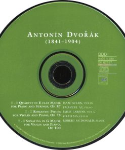 Antonín Dvořák / Emanuel Ax · Isaac Stern · Jaime Laredo · Yo-Yo Ma · Robert McDonald, Isaac Stern-4