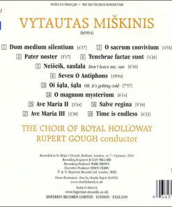 Vytautas Miškinis - Royal Holloway Choir · Rupert Gough-1