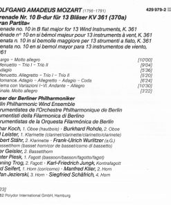 Wolfgang Amadeus Mozart - Bläser Der Berliner Philharmoniker*-4