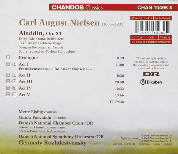 Nielsen* - Danish National Chamber Choir/DR*, Danish National Symphony Orchestra/DR*, Gennady Rozhdestvensky*-1