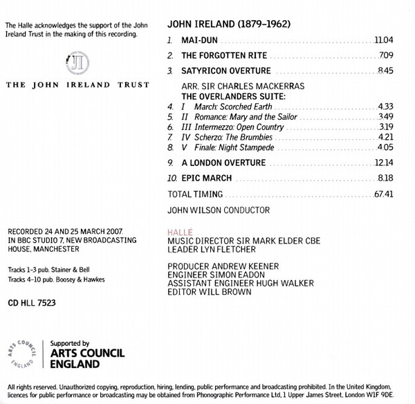 Hallé* - John Ireland - John Wilson (15)-1