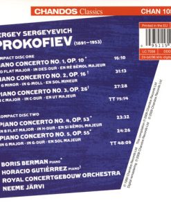 Sergei Prokofiev - Boris Berman • Horacio Gutiérrez, Concertgebouworkest, Neeme Järvi-1