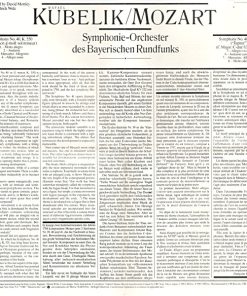 Wolfgang Amadeus Mozart / Rafael Kubelik, Symphonie-Orchester Des Bayerischen Rundfunks-3