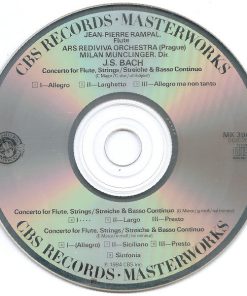 Johann Sebastian Bach, Jean-Pierre Rampal / Ars Rediviva Ensemble / Milan Munclinger-2