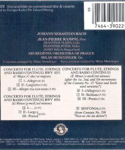 Johann Sebastian Bach, Jean-Pierre Rampal / Ars Rediviva Ensemble / Milan Munclinger-3