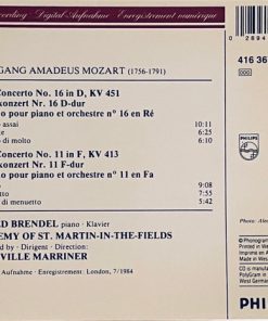Mozart*, Alfred Brendel, Academy Of St. Martin-in-the-Fields*, Neville Marriner*-1