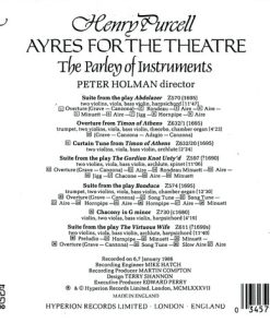 Henry Purcell, The Parley Of Instruments, Peter Holman-1