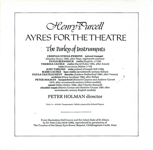Henry Purcell, The Parley Of Instruments, Peter Holman-4