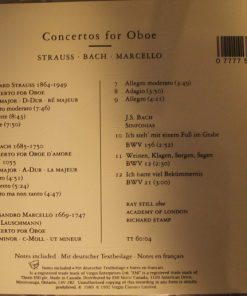 Richard Strauss · Johann Sebastian Bach · Alessandro Marcello, Ray Still, Academy Of London, Richard Stamp-3