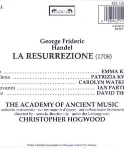 Handel* - Kirkby*, Kwella*, Watkinson*, Partridge*, Thomas*, The Academy Of Ancient Music / Christopher Hogwood-2