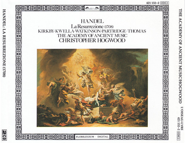 Handel* - Kirkby*, Kwella*, Watkinson*, Partridge*, Thomas*, The Academy Of Ancient Music / Christopher Hogwood-4