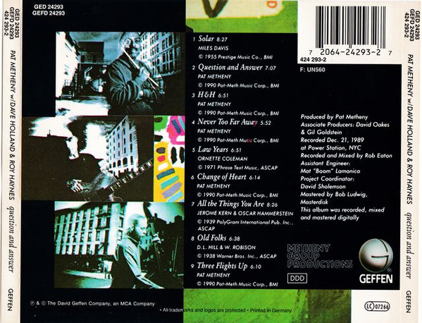 Pat Metheny W/ Dave Holland & Roy Haynes-1