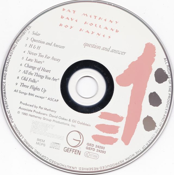 Pat Metheny W/ Dave Holland & Roy Haynes-2