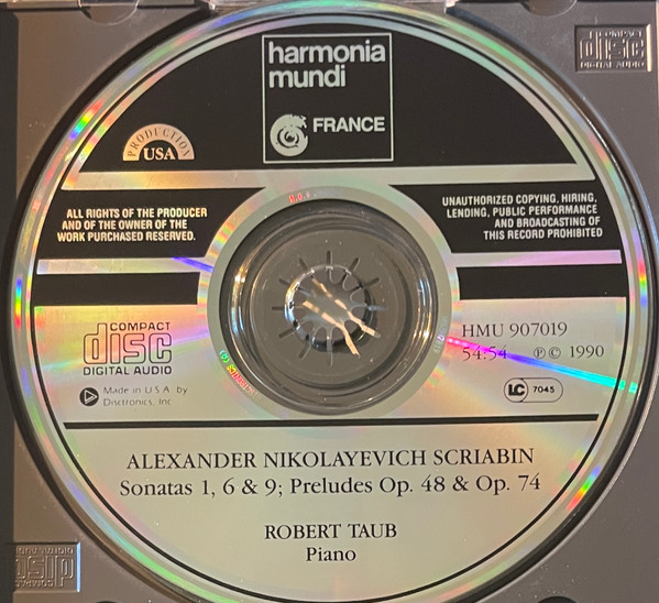 Alexander Scriabin, Robert Taub-2