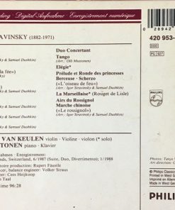 Stravinsky*, Isabelle van Keulen, Olli Mustonen-1