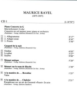 Ravel*, Werner Haas, Orchestre National De L'Opéra De Monte-Carlo, Alceo Galliera-2