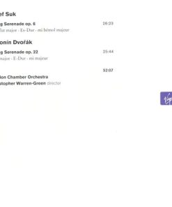 The London Chamber Orchestra, Christopher Warren-Green - Antonín Dvořák / Josef Suk (2)-1