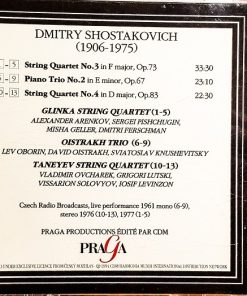 Dmitry Shostakovich*, Glinka Quartet*, Taneyev Quartet, Oistrakh Trio*-1