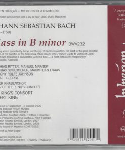Bach* - The Choir Of The King's Consort, Tölzer Knabenchor, The King's Consort / Robert King (9)-3