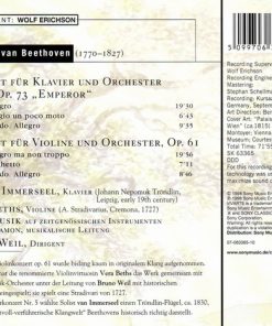 Ludwig van Beethoven, Vera Beths • Jos van Immerseel, Tafelmusik Baroque Orchestra • Bruno Weil-1