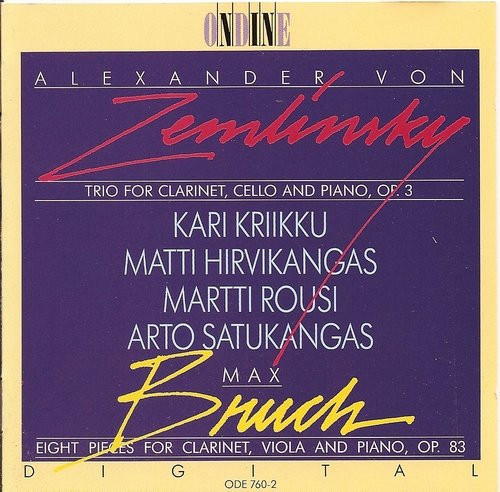 Kari Kriikku, Matti Hirvikangas, Martti Rousi, Arto Satukangas / Alexander Von Zemlinsky, Max Bruch-0