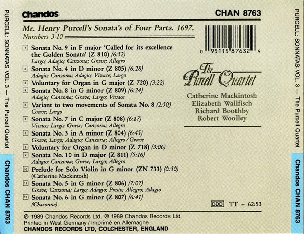 Henry Purcell - The Purcell Quartet-1