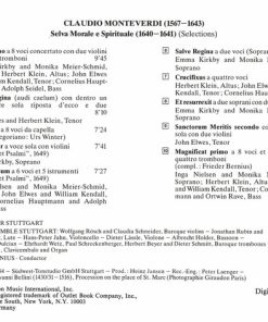 Monteverdi* – Emma Kirkby, John Elwes, Kammerchor Stuttgart, Barockensemble Stuttgart, Frieder Bernius-2