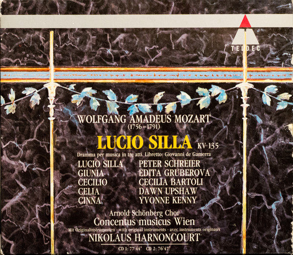 Mozart* - Peter Schreier, Edita Gruberova, Cecilia Bartoli, Dawn Upshaw, Yvonne Kenny, Concentus Musicus Wien, Harnoncourt*-1
