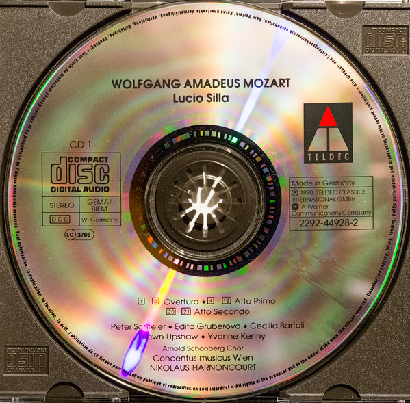 Mozart* - Peter Schreier, Edita Gruberova, Cecilia Bartoli, Dawn Upshaw, Yvonne Kenny, Concentus Musicus Wien, Harnoncourt*-4