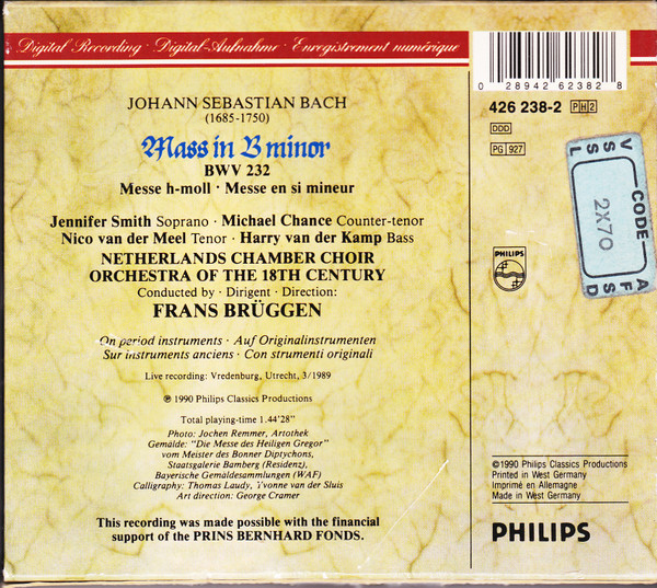 Bach*, Frans Brüggen-1