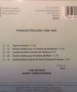 Poulenc*, Harry Christophers, The Sixteen-3