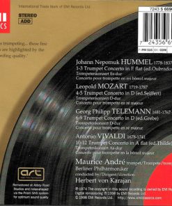 Johann Nepomuk Hummel · Leopold Mozart · Georg Philipp Telemann · Antonio Vivaldi – Maurice André, Herbert von Karajan, Berliner Philharmoniker-1