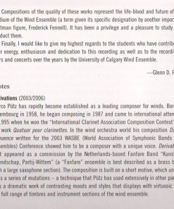 The University Of Calgary Wind Ensemble, Glenn D. Price With Michael Burritt-3